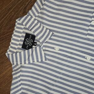 JAYWALKER striped button up shirt.  #6198